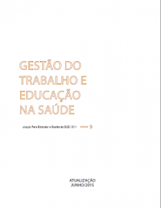 Capa de Livro: Gestão do Trabalho e Educação na Saúde