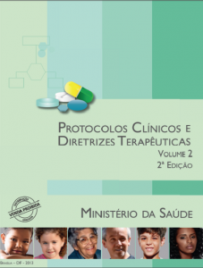 Capa de Livro: Protocolos Clínicos e Diretrizes Terapêuticas - Volume II