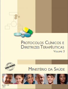 Capa de Livro: Protocolos Clínicos e Diretrizes Terapêuticas - Volume III