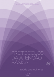 Capa de Livro: Protocolos da Atenção Básica: Saúde das Mulheres