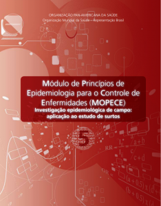 Capa de Livro: Módulos de princípios de epidemiologia para controle de enfermidades - MOPECE: Módulo 5