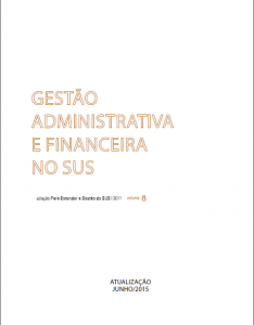 Capa de Livro: Gestão Administrativa e Financeira no SUS