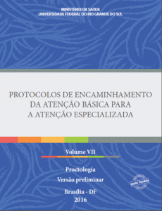 Capa de Livro: Protocolos de Encaminhamento da Atenção Básica para a Atenção Especializada: Proctologia